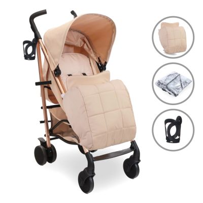 My Babiie Plus Stroller - Rose Gold Blush