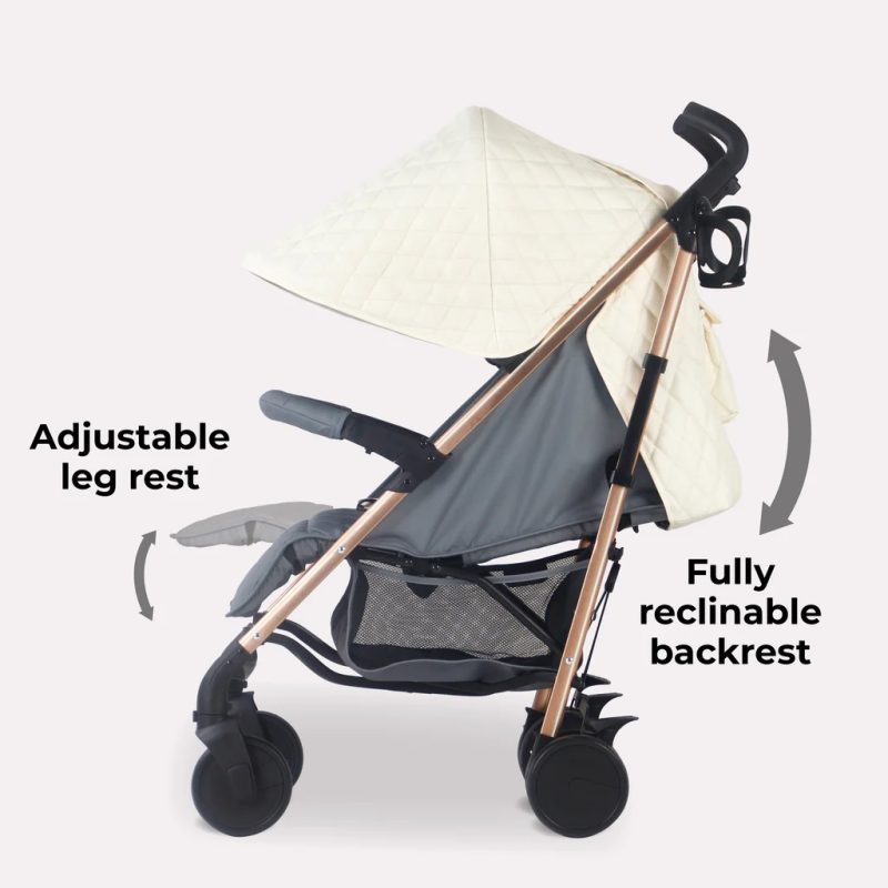 My Babiie Plus Stroller Quilted Champagne