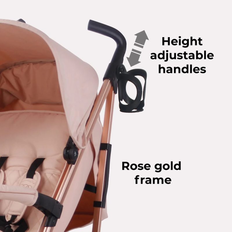 My Babiie Plus Stroller - Rose Gold Blush