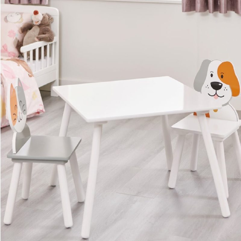 Liberty House Toys Cat and Dog Table and Chairs