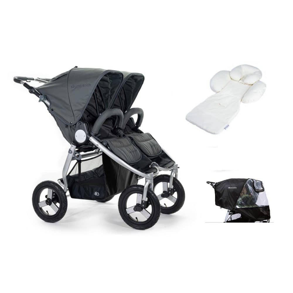 Bumbleride Indie Twin with Newborn insert - Dawn Grey