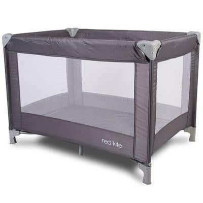 Red Kite Sleeptight Travel Cot - Grey