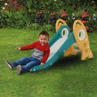 Liberty House Toys Green and Gold Kids Rocket Slide