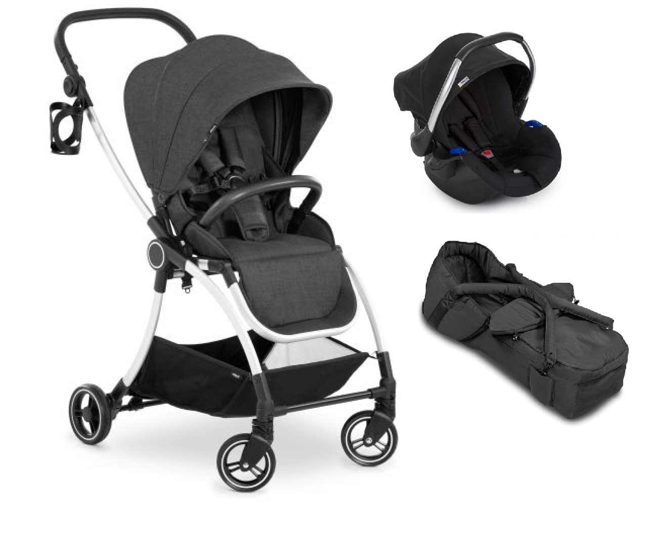 hauck travel system black