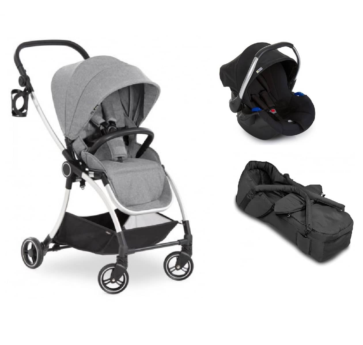 hauck travel system grey