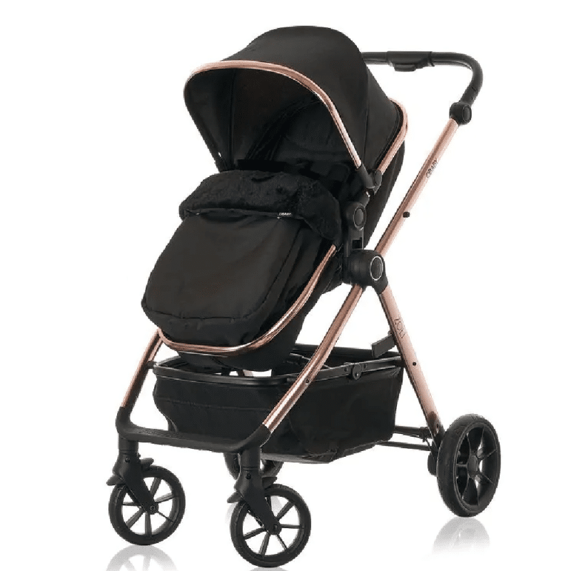 Rose gold shop bassinet stroller