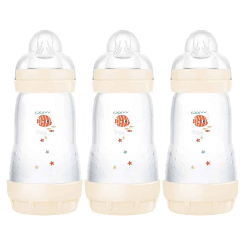 MAM Easy Start Anti Colic Bottle 260ml 3 Pack – Peach