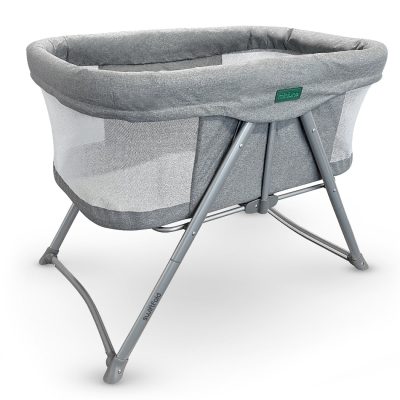 Miniuno SwiftFold2 Bedside Crib Grey Melange