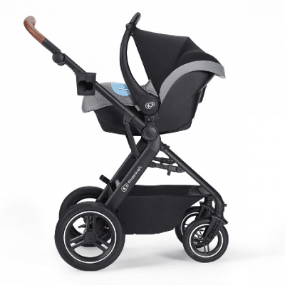 Kinderkraft Carro de bebé B Tour 3 en 1 Mink Pro Darkl Grey 