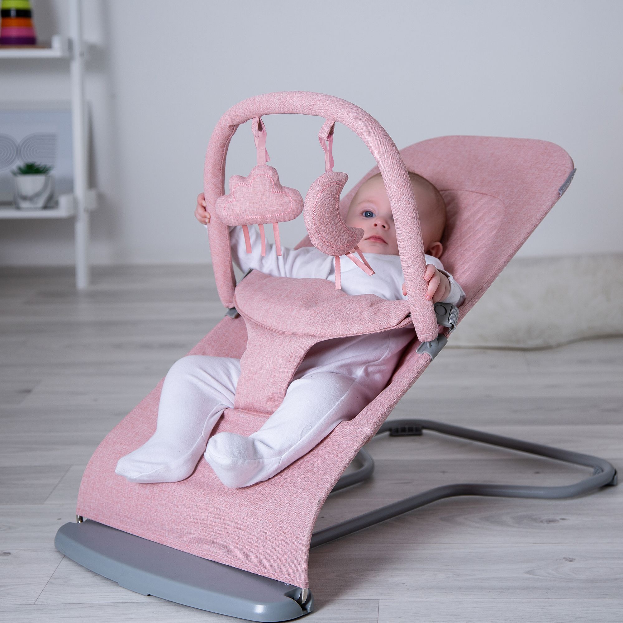 Red Kite Baya Bouncer Blush Pink Baby and Child Store