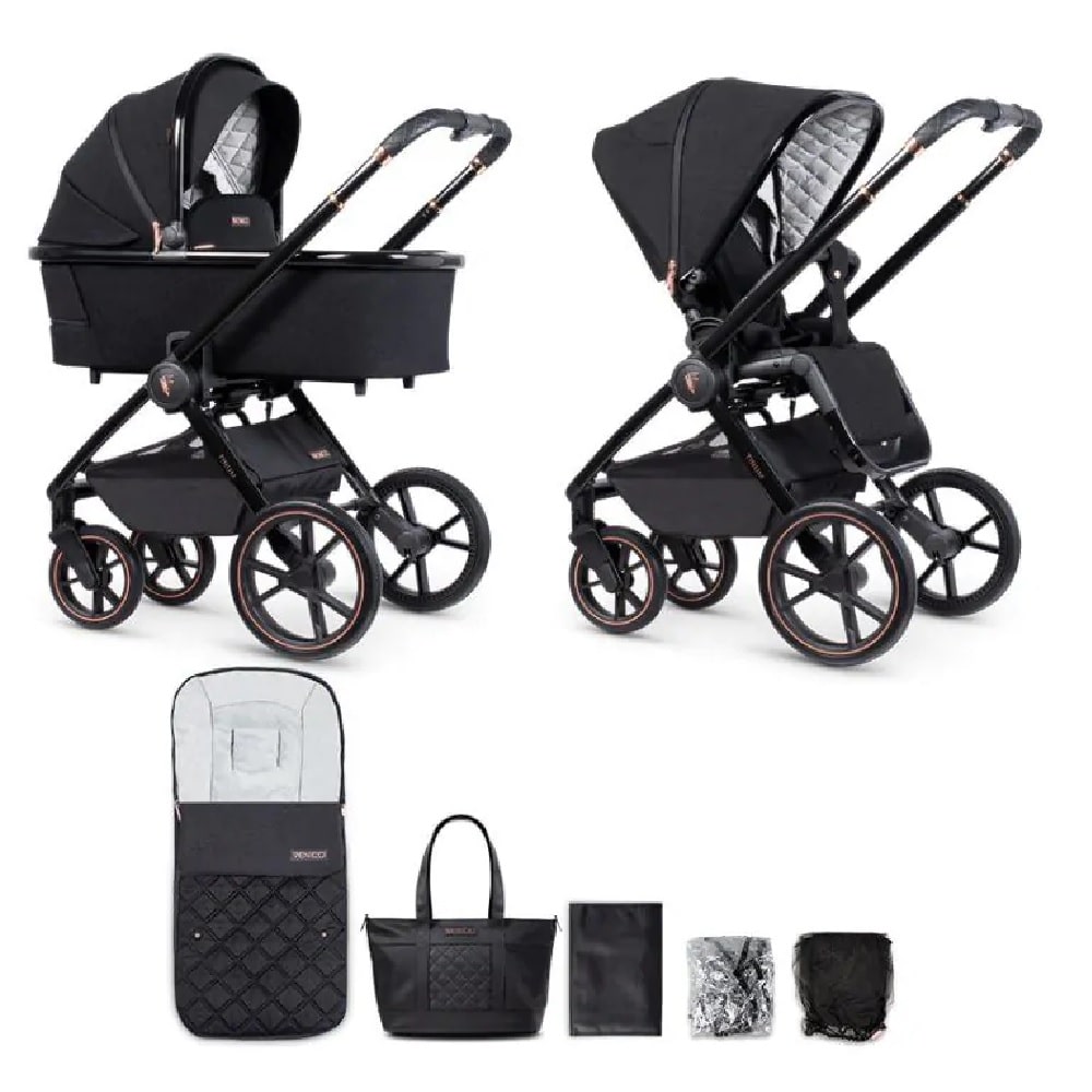 Black and gold venicci clearance pram