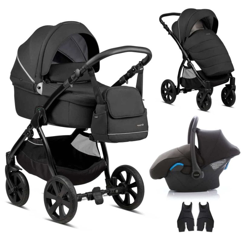 Noordi Fjordi 3 in 1 Travel System - Black