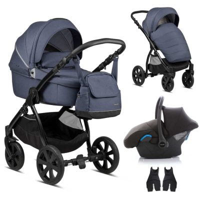 Noordi Fjordi 3 in 1 Travel System - Jeans Blue