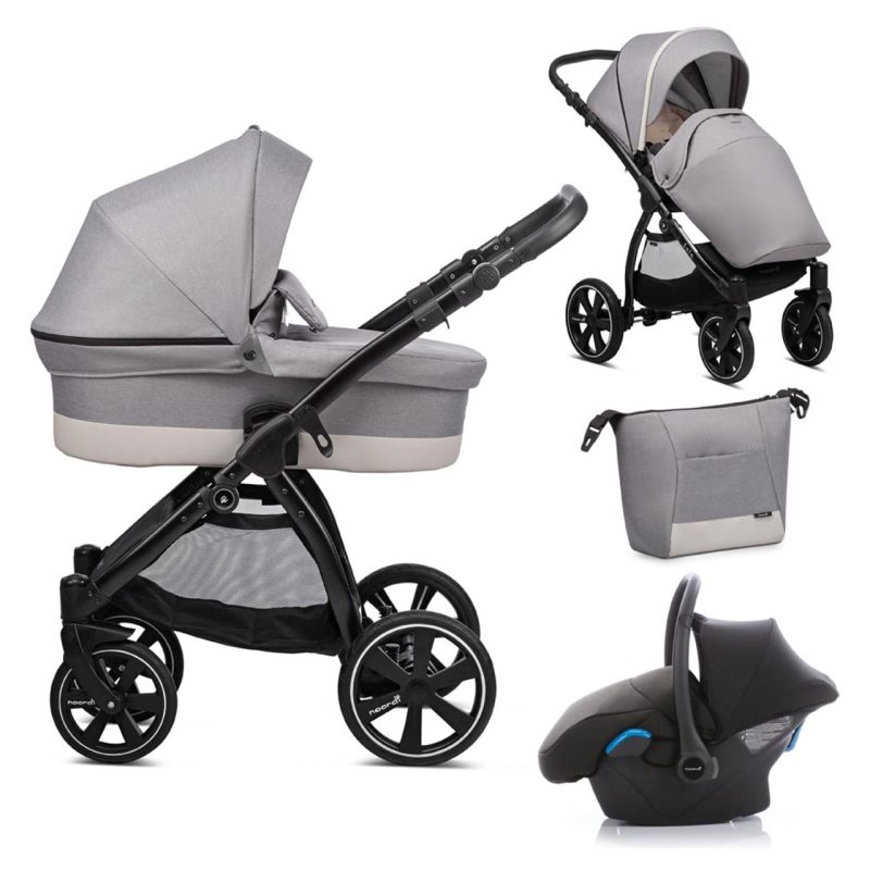 Noordi Sole Go 3in1 Travel System - Warm Grey