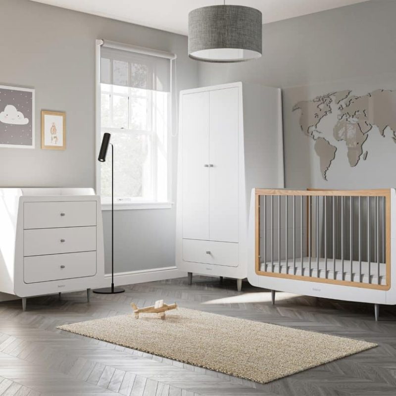 SnuzKot Skandi 3 Piece Nursery Set Grey