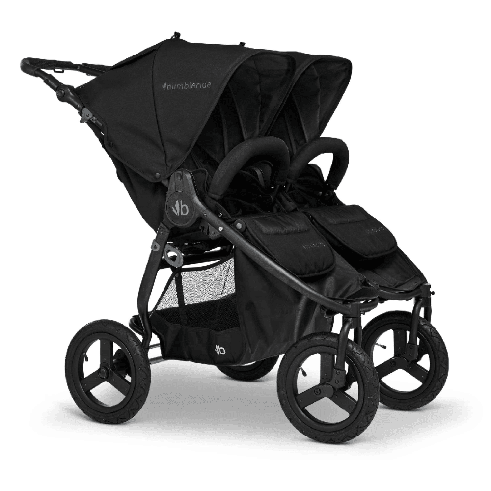 Indie Twin Double Stroller Black