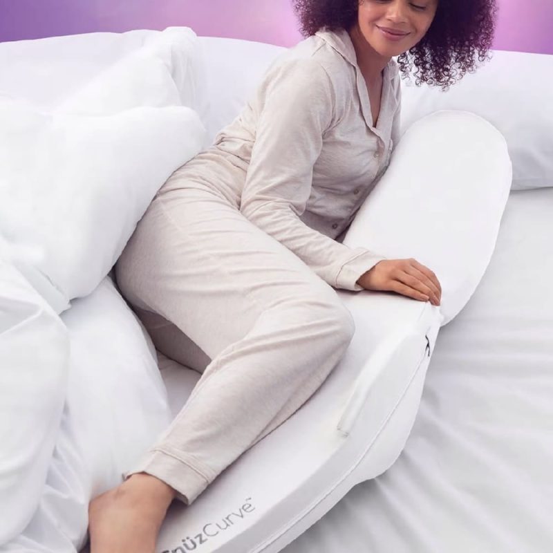 SnuzCurve Pregnancy Pillow White