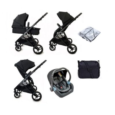 Estilo Bebe Otter 3 in 1 Travel System - Midnight Black