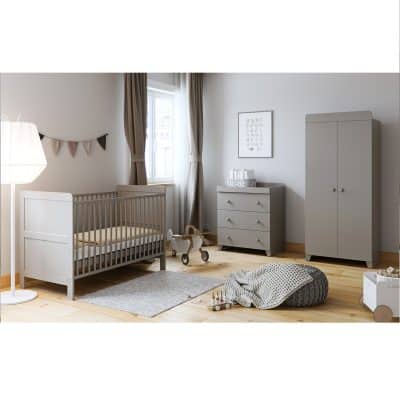 Tranquilo Bebe Belstone 3 Piece Room Set - Grey