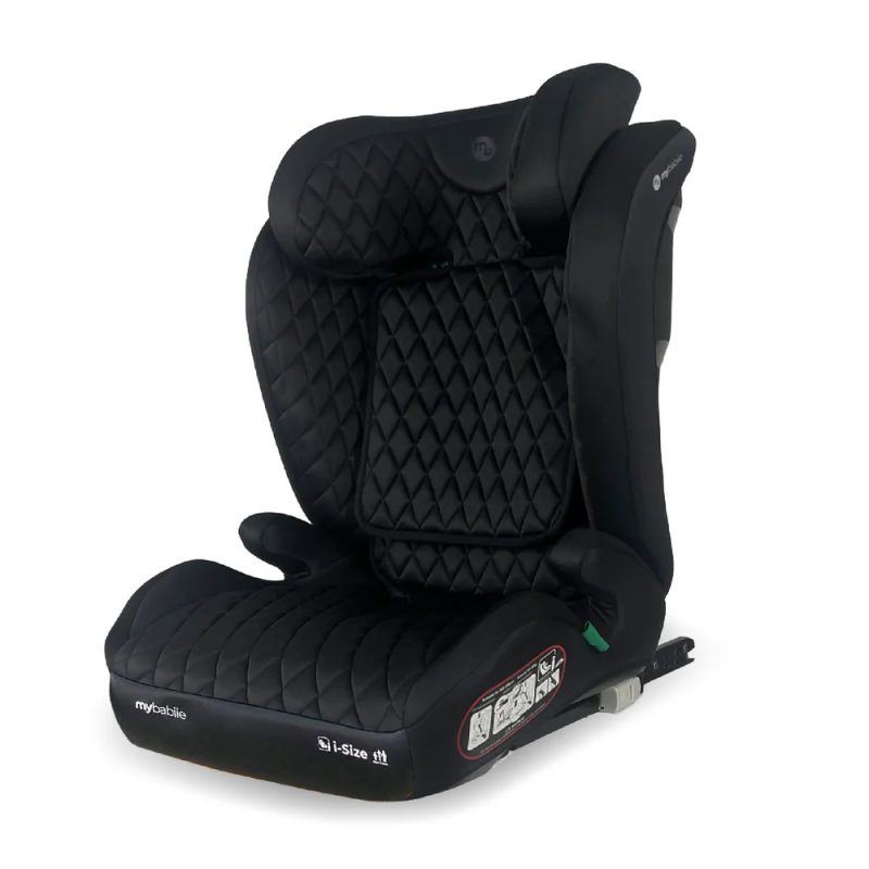 My Babiie i-Size (100-150cm) High Back Booster Car Seat - Quilted Black