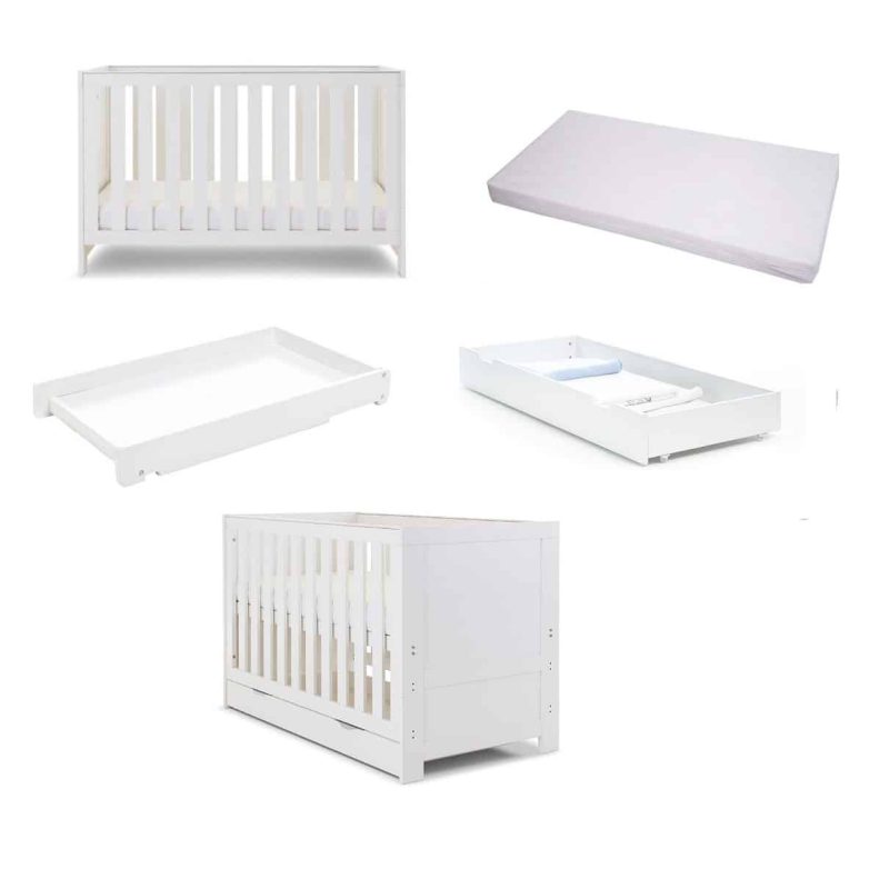 Nika cot bed White Wash