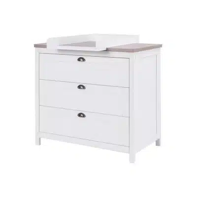 Tutti Bambini Verona Changing Unit- White/Oak