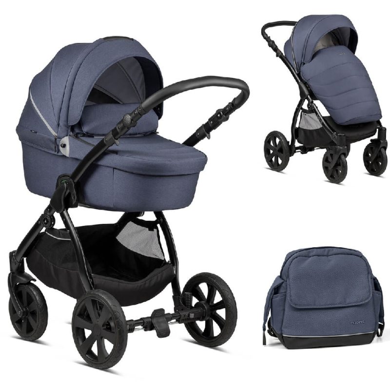 Noordi Fjordi 2 in 1 Pushchair - Jeans Blue