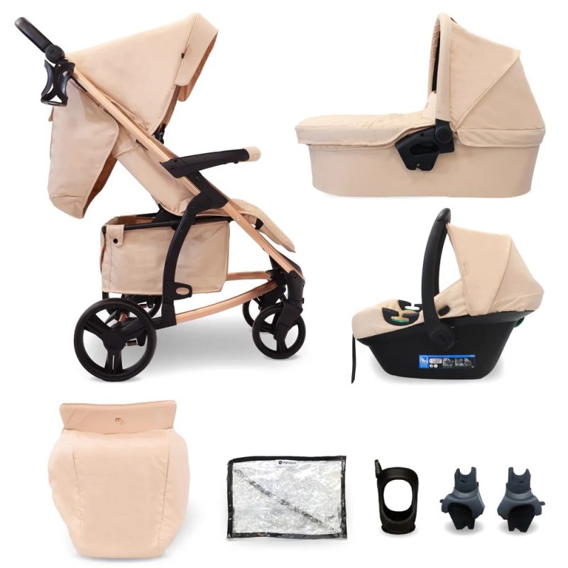 My Babiie MB200i Travel System with i-Size Car Seat - Blush