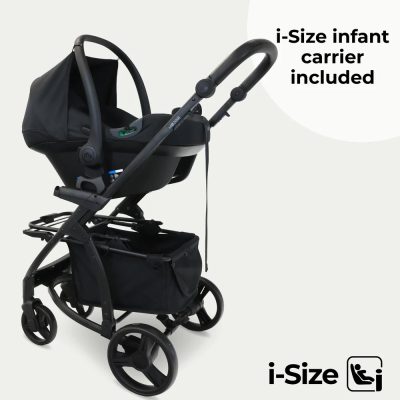 My Babiie MB200i Travel System with i-Size Car Seat - Black Leopard