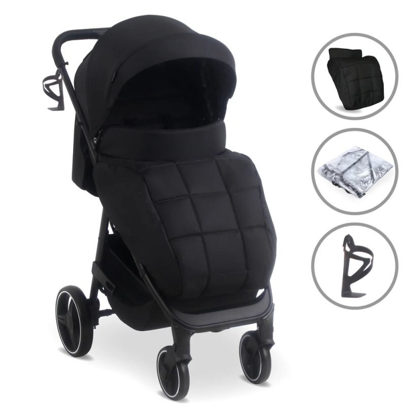 My Babiie MB160 Black Leopard Plus Pushchair