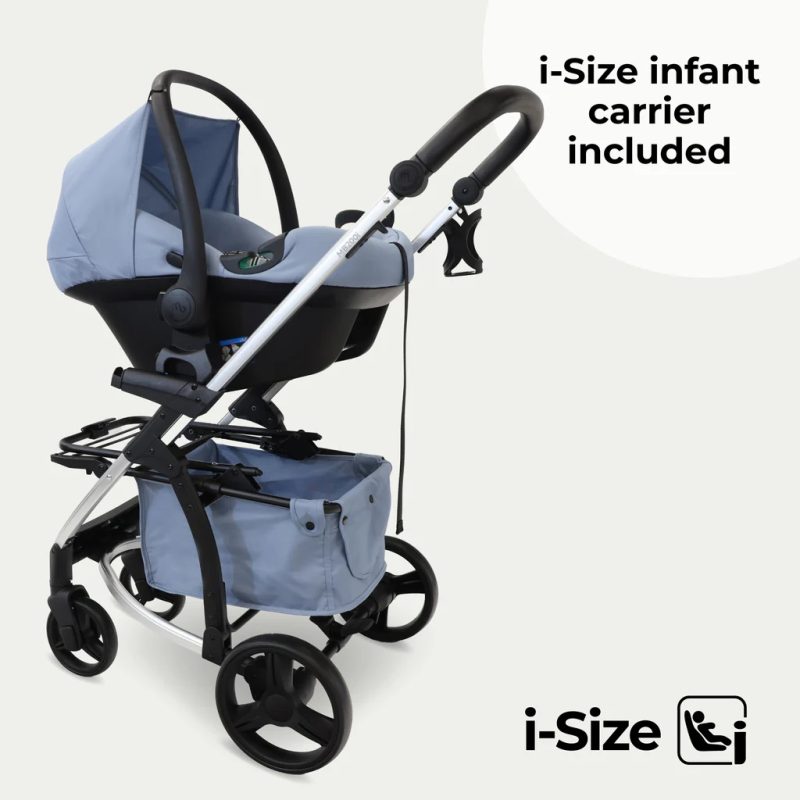 My Babiie MB200i Travel System with i-Size Car Seat - Blue Plaid