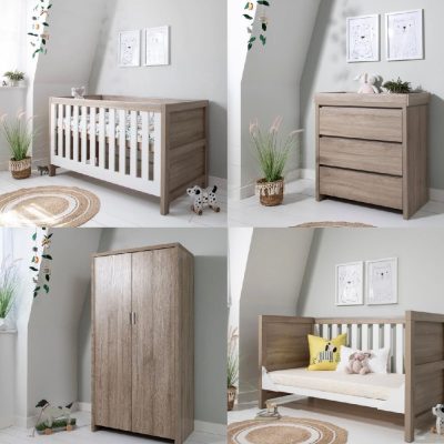 Tutti Bambini Modena Mix and Match 3 Piece Nursery Room Set