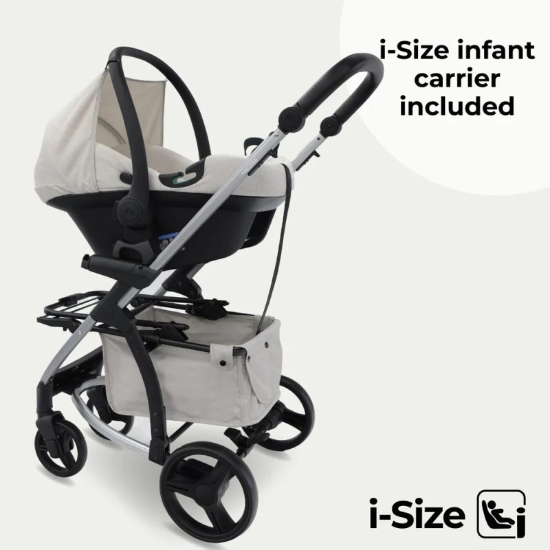 My Babiie MB200i Travel System with i-Size Car Seat - Oatmeal