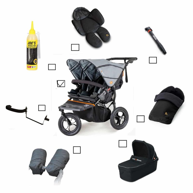 Out and about outlet nipper double grey