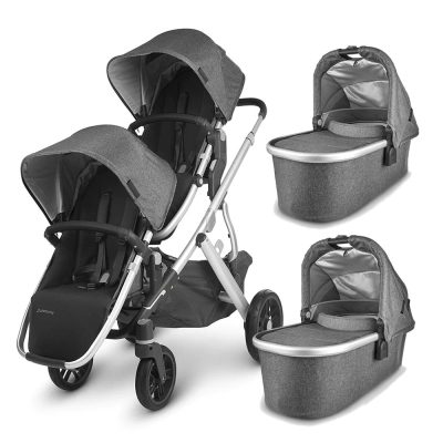 UPPAbaby VISTA V2 Twin Pram - Jordan (Charcoal)