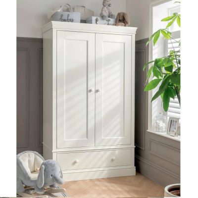 Mamas & Papas Oxford Nursery Wardrobe - Pure White