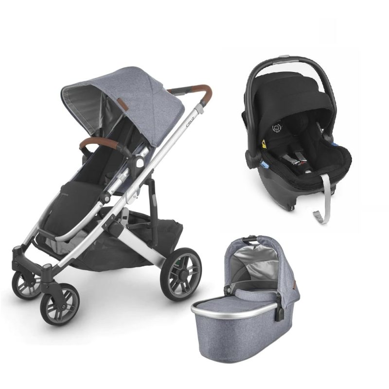 Uppababy VISTA V2 3 in 1 Travel System - Gregory (Blue Melange)