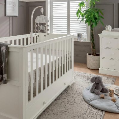 Mamas & Papas Oxford 2 Piece Nursery Room Set - Pure White