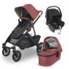 UPPAbaby VISTA V2 3 in 1 Travel System - Lucy (Rosewood)