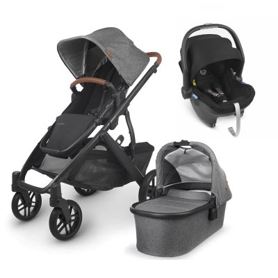 UPPAbaby VISTA V2 3 in 1 Travel System - Greyson (Charcoal Melange)