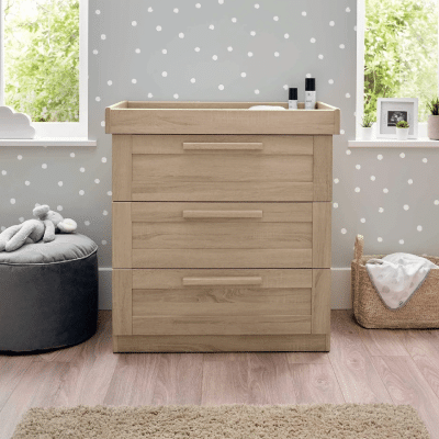 Mamas & Papas Atlas Changing Unit - Light Oak