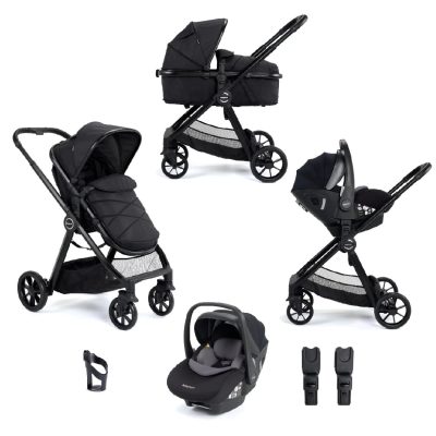 Babymore Mimi Travel System Pecan i-Size Car Seat – Black