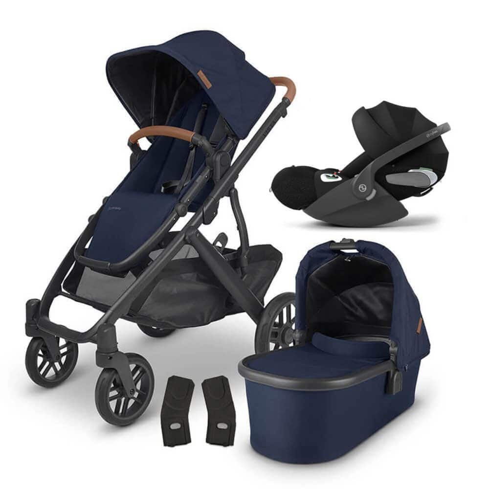 UPPAbaby VISTA V2 Travel System + Cybex Cloud T - Noa (Navy)