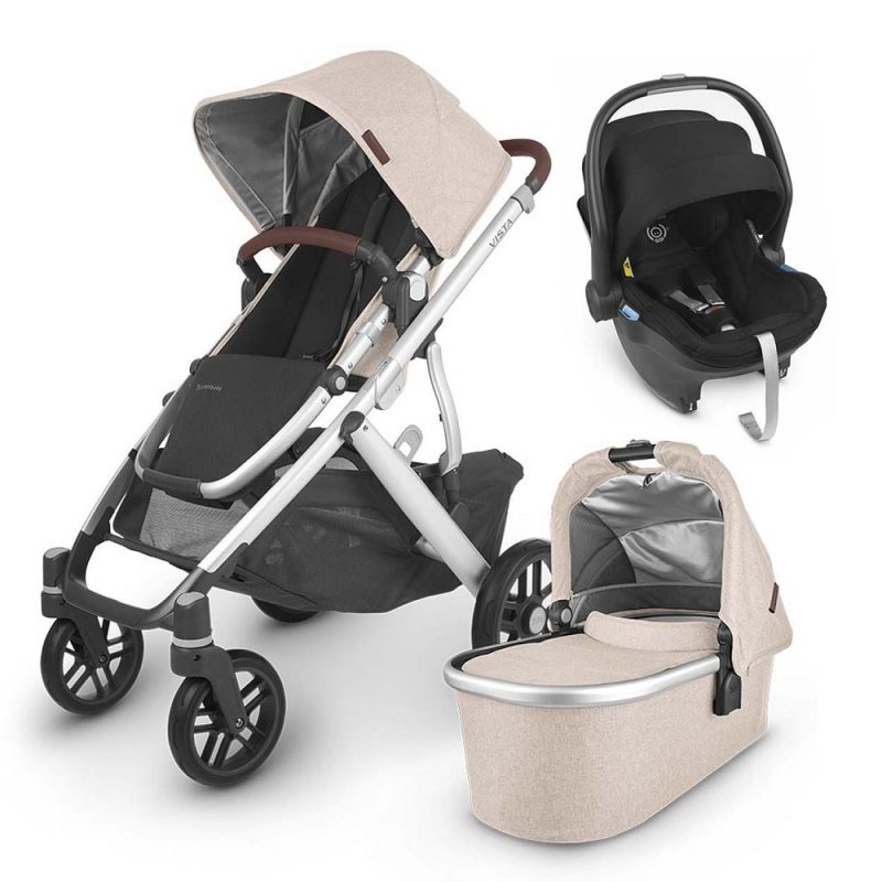 UPPAbaby VISTA V2 3 in 1 Travel System - Declan (Oat Melange)