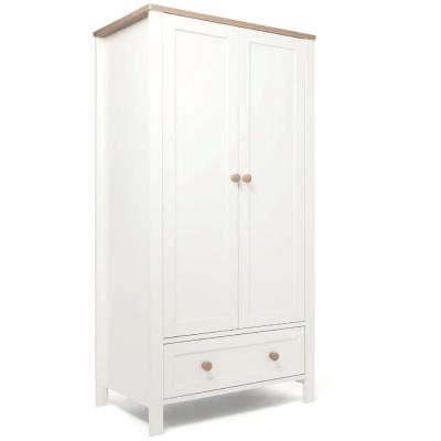 Mamas & Papas Wedmore Nursery Wardrobe - White/Natural