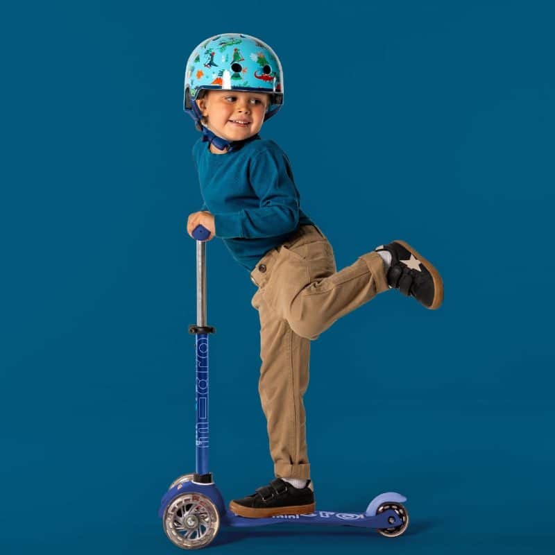 Mini Micro Sit and Scoot Push Along - Blue