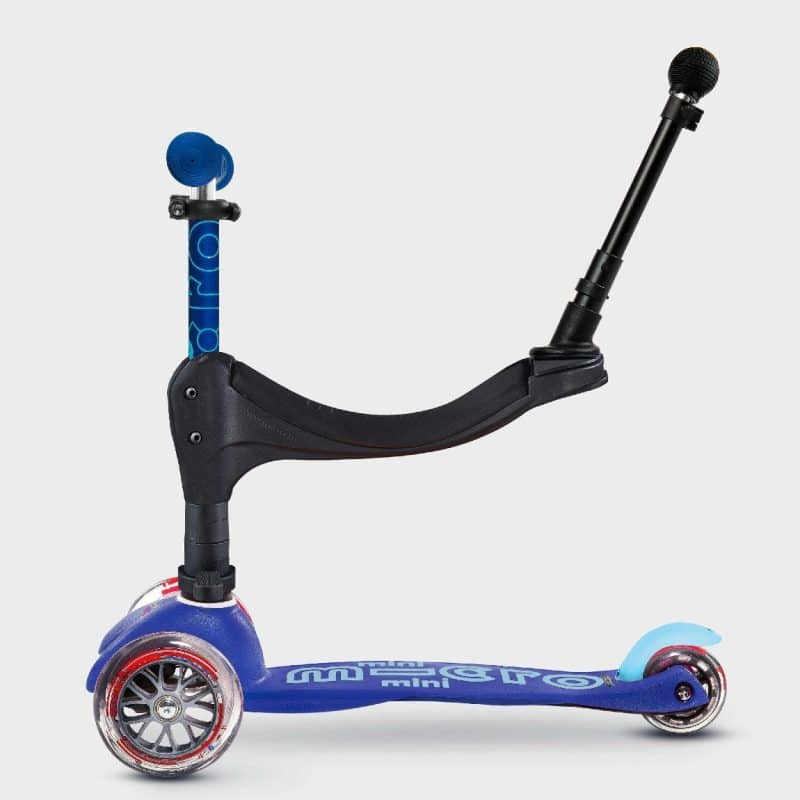 Mini Micro Sit and Scoot Push Along - Blue