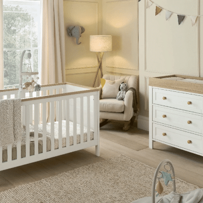 Mamas & Papas Wedmore 2 Piece Nursery Room Set - White/Natural