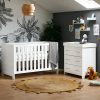 Obaby Nika 2 Piece Nursery Room Set - White