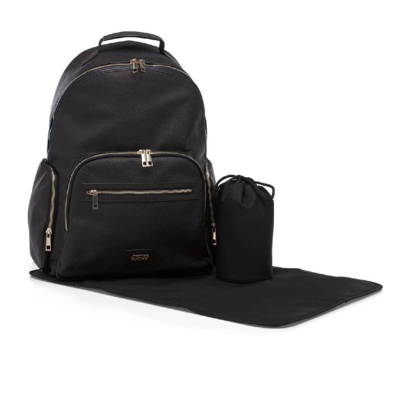 Mamas & Papas Strada Tumbled Backpack - Black/Gold